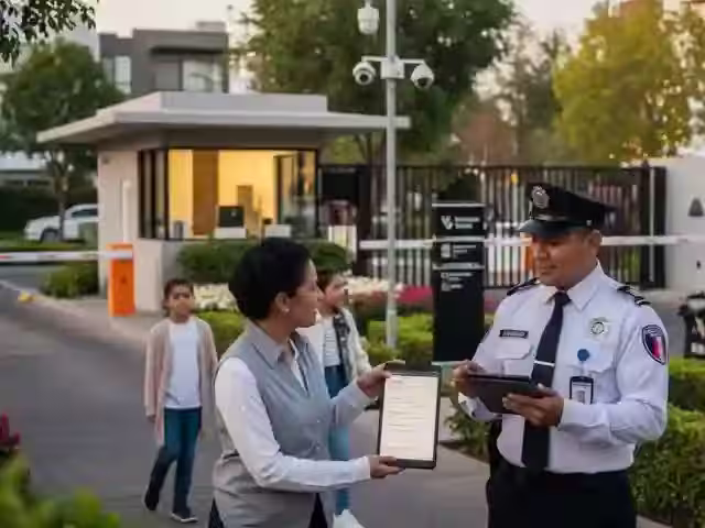 Cálculo de elementos de seguridad para condominio con varios accesos en CDMX