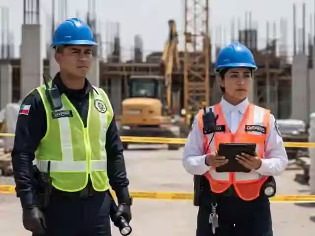 Guardias certificados SSC especializados en construcción