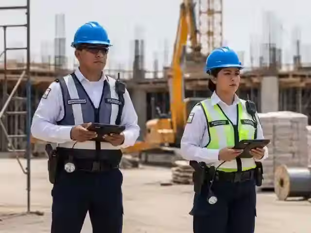 Patrullaje nocturno especializado en sitios de construcción