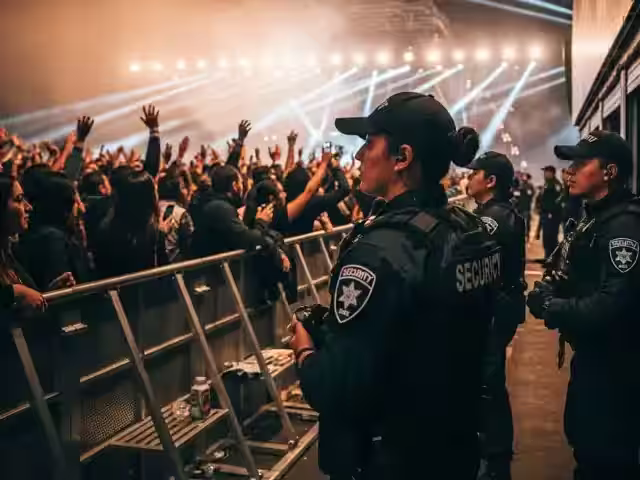 Guardias certificados para eventos privados y sociales