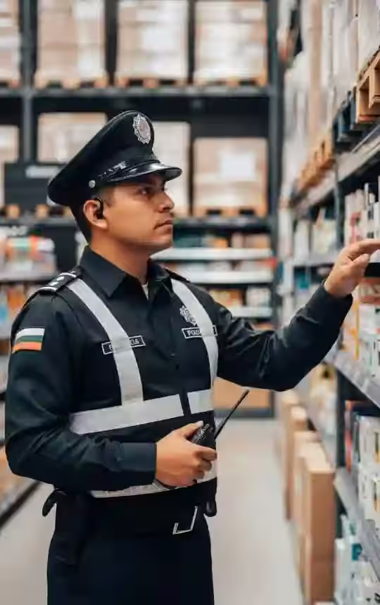 Prevención de Pérdidas - Guardias de seguridad privada en establecimiento comercial