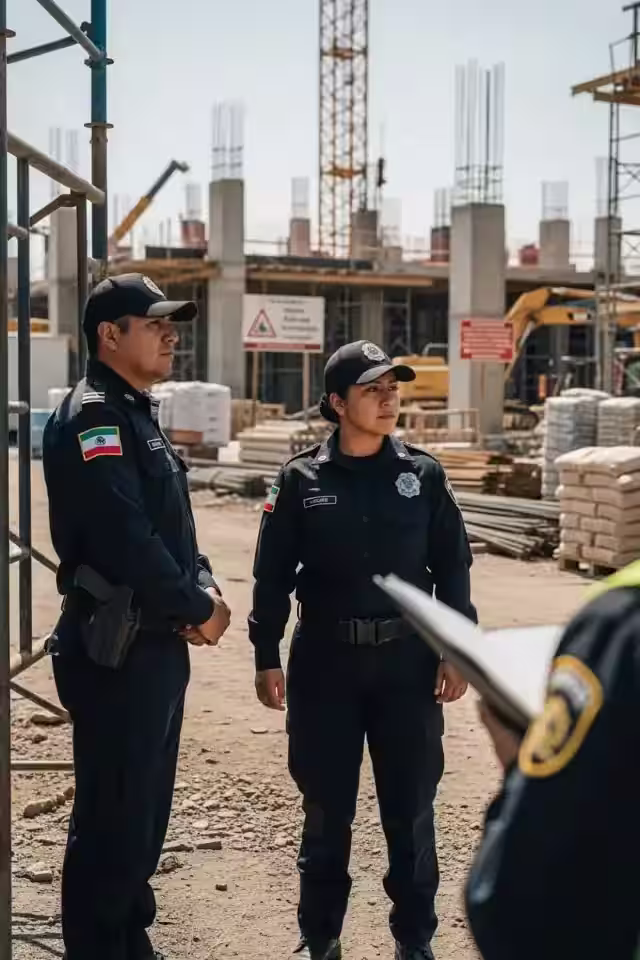 Vigilancia de seguridad en obras de construcción y desarrollos inmobiliarios