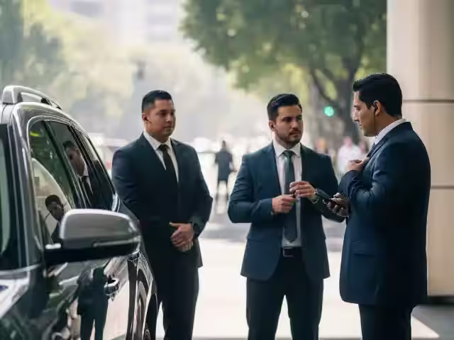 Escolta ejecutivo certificado SSC para CEO en CDMX